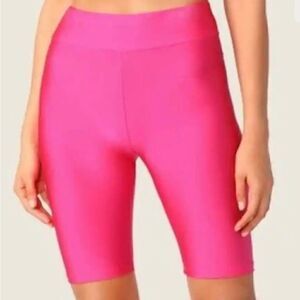 Bp Nordstrom Biker Shorts S Neon Pink NWT